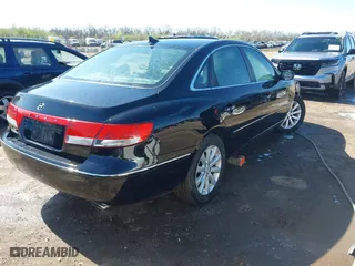 2009 Hyundai Azera GLS with VIN KMHFC46D39A351345, listed as a IAAI auction lot 41974507 with 138,174 mi miles. Bid and sale history available at carsss.com. Image 4.