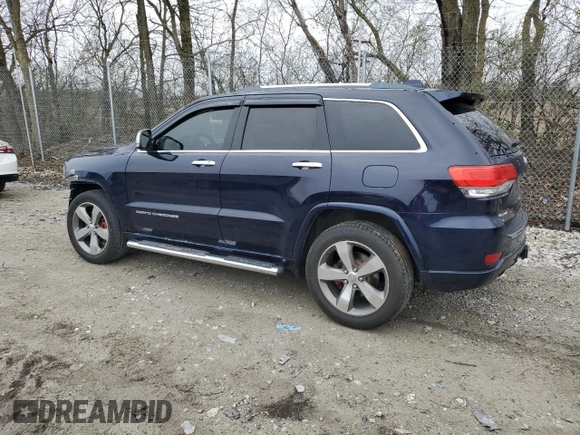 2014 Jeep Grand Cherokee Overland with VIN 1C4RJFCT2EC146306, listed as a Copart auction lot 51469995 with 150,849 mi miles and Salvage Title. Bid and sale history available at DreamBid. Image 2.