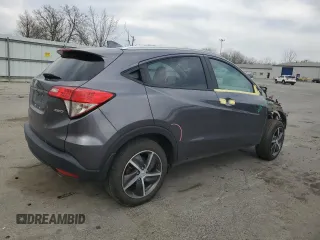 2022 Honda HR-V EX with VIN 3CZRU6H59NM721589, listed as a Copart auction lot 47931855 with 29,687 mi miles and Salvage Title. Bid and sale history available at carsss.com. Image 3.