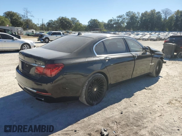 2015 BMW 7 Series 740Li xDrive with VIN WBAYF4C50FD874041, listed as a Copart auction lot 81666074 with 156,802 mi miles and Salvage Title. Bid and sale history available at carsss.com. Image 3.