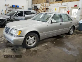 1997 Mercedes-Benz S-Class with VIN WDBGA43GXVA348562, listed as a Copart auction lot 84334784 with 0 mi miles and Clean Title. Bid and sale history available at carsss.com. Image 1.
