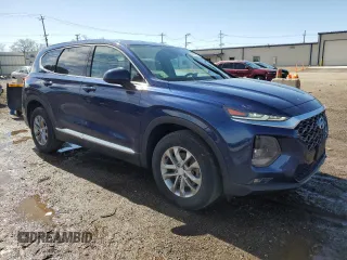 2020 Hyundai Santa Fe SEL with VIN 5NMS3CAD3LH205285, listed as a Copart auction lot 49089915 with 58,437 mi miles and Salvage Title. Bid and sale history available at carsss.com. Image 4.