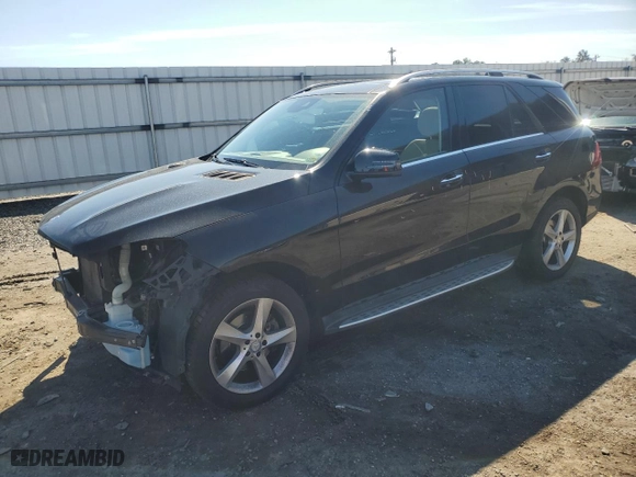 2017 Mercedes-Benz GLE with VIN 4JGDA5HB2HA877236, listed as a Copart auction lot 50364555 with 54,508 mi miles and Salvage Title. Bid and sale history available at carsss.com. Image 1.