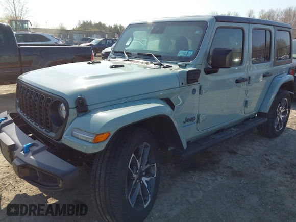 2024 Jeep Wrangler Willys с VIN 1C4RJXN67RW169632, выставлен на аукционе IAAI как лот 42074574 с пробегом 18 714 миль миль и . История ставок и продаж доступна на DreamBid. Изображение 20.