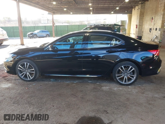 2020 Acura TLX w/Technology Pkg with VIN 19UUB2F41LA005077, listed as a IAAI auction lot 41817342 with 43,305 mi miles. Bid and sale history available at carsss.com. Image 15.