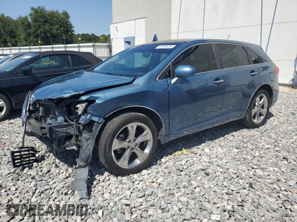 2012 Toyota Venza LE with VIN 4T3BK3BB8CU069196, listed as a Copart auction lot 57228525 with 202,635 mi miles and Salvage title. Bid and sale history available at DreamBid. Image 1.