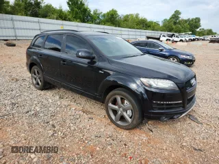 2015 Audi Q7 Premium Plus with VIN WA1LGAFE4FD026419, listed as a Copart auction lot 62764485 with 156,613 mi miles and Clean title. Bid and sale history available at DreamBid. Image 4.