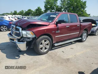 2018 Ram 1500 Big Horn with VIN 3C6RR7LT4JG196718, listed as a Copart auction lot 59953105 with 54,739 mi miles and Salvage title. Bid and sale history available at DreamBid. Image 1.