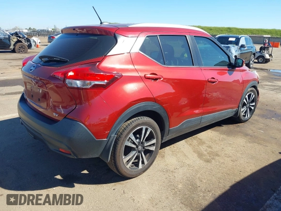 2019 Nissan Kicks S with VIN 3N1CP5CU4KL511255, listed as a IAAI auction lot 41841226 with 91,575 mi miles and . Bid and sale history available at carsss.com. Image 4.