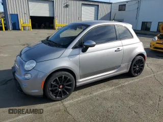 2016 FIAT 500e with VIN 3C3CFFGE9GT197803, listed as a Copart auction lot 50646875 with 55,315 mi miles and Salvage Title. Bid and sale history available at carsss.com. Image 1.