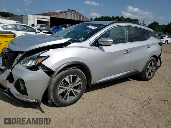 2019 Nissan Murano SV z VIN 5N1AZ2MJ1KN130234, wystawiony jako Copart lot #57672575 z przebiegiem 43 442 mil mil oraz Szkoda całkowita • Salvage title. Historia ofert i sprzedaży dostępna na DreamBid. Obrazek 14.