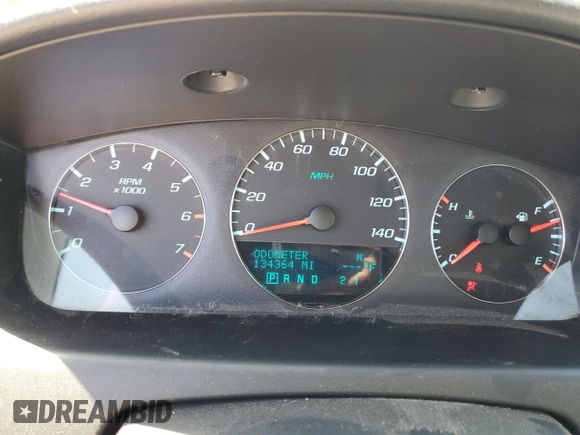 2011 Chevrolet Impala LT Fleet with VIN 2G1WG5EK1B1233818, listed as a Copart auction lot 65001935 with 134,364 mi miles and Salvage title. Bid and sale history available at DreamBid. Image 9.