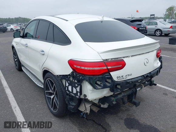 2016 Mercedes-Benz GLE 450 AMG с VIN 4JGED6EB9GA013580, выставлен на аукционе IAAI как лот 42183626 с пробегом 63 950 миль миль и . История ставок и продаж доступна на DreamBid. Изображение 3.
