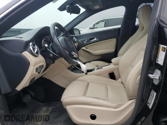 2018 Mercedes-Benz CLA 250 with VIN WDDSJ4GBXJN583756, listed as a Copart auction lot 61269825 with 67,389 mi miles and Salvage title. Bid and sale history available at DreamBid. Image 7.