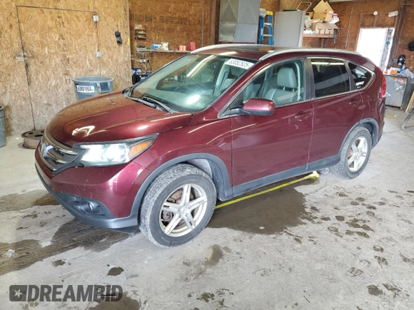 2012 Honda CR-V EX-L with VIN 5J6RM4H79CL046864, listed as a Copart auction lot 63052525 with 243,943 mi miles and Clean title. Bid and sale history available at DreamBid. Image 1.
