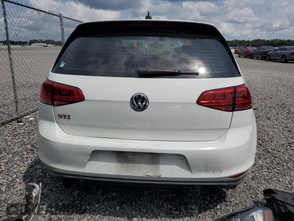 2017 Volkswagen Golf GTI S with VIN 3VW447AU0HM038723, listed as a Copart auction lot 71465624 with 64,419 mi miles and Salvage Title. Bid and sale history available at carsss.com. Image 6.