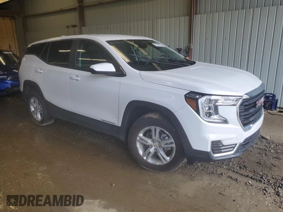 2024 GMC Terrain SLE with VIN 3GKALTEG5RL255590, listed as a Copart auction lot 61404565 with Not provided miles and Salvage title. Bid and sale history available at DreamBid. Image 4.