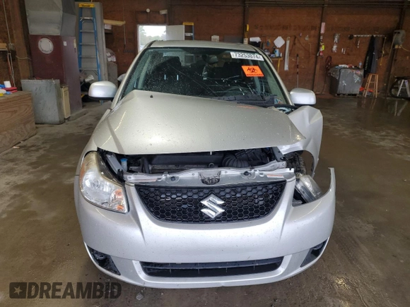 2008 Suzuki SX4 with VIN JS2YC412585104246, listed as a Copart auction lot 73253074 with 0 mi miles and Salvage Title. Bid and sale history available at carsss.com. Image 5.