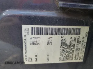 2009 Nissan Maxima S с VIN 1N4AA51E59C818091, выставлен на аукционе Copart как лот 58133265 с пробегом 198 206 миль миль и Списание • Salvage title. История ставок и продаж доступна на DreamBid. Изображение 12.