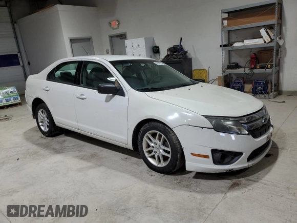 2010 Ford Fusion S with VIN 3FAHP0GA6AR235944, listed as a Copart auction lot 86689564 with 0 mi miles and Salvage Title. Bid and sale history available at carsss.com. Image 4.