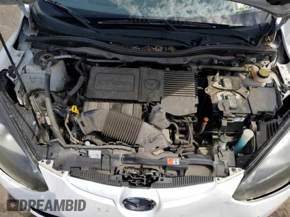 2013 Mazda Mazda2 Sport with VIN JM1DE1KZ4D0164328, listed as a Copart auction lot 53372705 with 10,796 mi miles and Salvage Title. Bid and sale history available at carsss.com. Image 12.