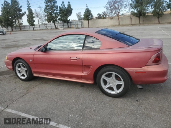 1995 Ford Mustang with VIN 1FALP4046SF283514, listed as a Copart auction lot 47492825 with 121,272 mi miles and Clean Title. Bid and sale history available at carsss.com. Image 2.
