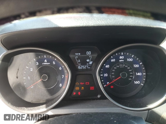 2015 Hyundai Elantra SE with VIN 5NPDH4AE7FH555616, listed as a Copart auction lot 53626195 with 162,927 mi miles and Salvage Title. Bid and sale history available at DreamBid. Image 9.