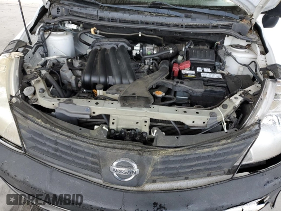 2009 Nissan Versa 1.6 with VIN 3N1CC11E49L475481, listed as a Copart auction lot 45809525 with 141,717 mi miles and Clean Title. Bid and sale history available at carsss.com. Image 11.