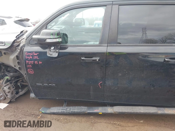 2019 Ram 1500 Big Horn/Lone Star with VIN 1C6RRFFG0KN733263, listed as a IAAI auction lot 41077579 with 85,259 mi miles. Bid and sale history available at carsss.com. Image 15.