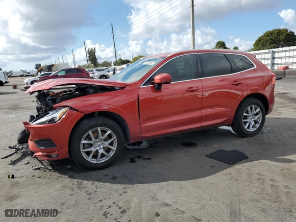 2021 Volvo XC60 Momentum with VIN YV4102DK6M1760331, listed as a Copart auction lot 46065995 with 22,703 mi miles and Salvage Title. Bid and sale history available at carsss.com. Image 1.