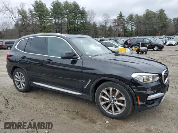2018 BMW X3 xDrive30i with VIN 5UXTR9C50JLD72700, listed as a Copart auction lot 51927025 with 100,638 mi miles and Salvage Title. Bid and sale history available at DreamBid. Image 4.