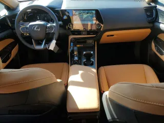 2025 Lexus NX with VIN JTJGGCEZ6S5010795, listed as a Copart auction lot 72822164 with 476 mi miles and Salvage Title. Bid and sale history available at carsss.com. Image 8.