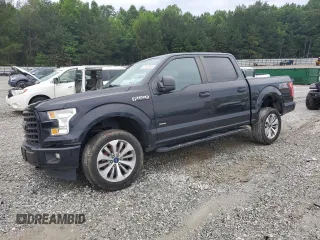 2017 Ford F-150 XL with VIN 1FTEW1EP7HKE32407, listed as a Copart auction lot 57762285 with 83,361 mi miles and Salvage title. Bid and sale history available at DreamBid. Image 1.