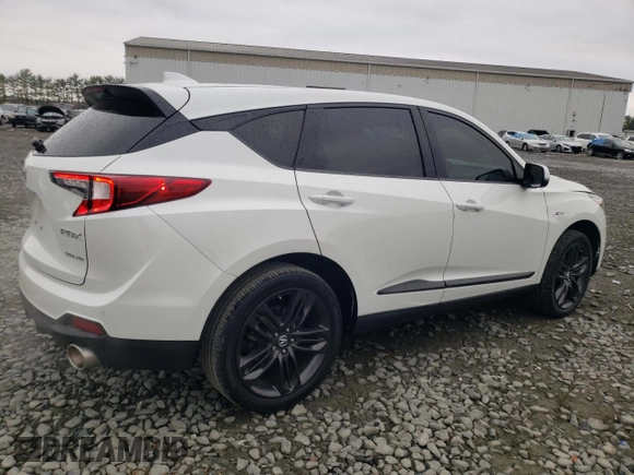 2020 Acura RDX w/A-Spec Pkg with VIN 5J8TC2H68LL037147, listed as a Copart auction lot 81382204 with 52,702 mi miles and Salvage title. Bid and sale history available at DreamBid. Image 3.