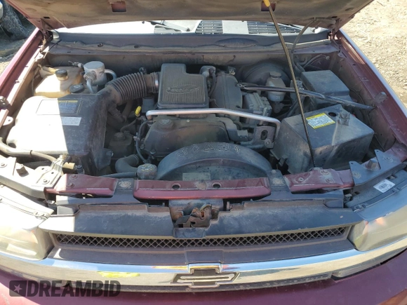 2004 Chevrolet TrailBlazer LS with VIN 1GNDT13S342444373, listed as a Copart auction lot 55796795 with 209,120 mi miles and Salvage Title. Bid and sale history available at DreamBid. Image 12.