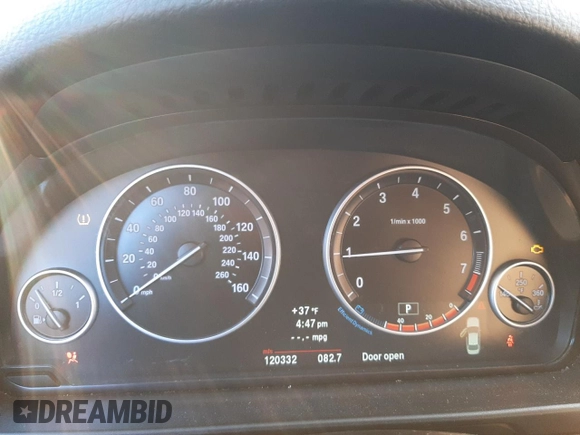 2013 BMW 5 Series 535i xDrive with VIN WBAFU7C56DDU70706, listed as a Copart auction lot 78460853 with 120,332 mi miles and Non Repairable. Bid and sale history available at DreamBid. Image 9.