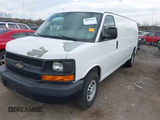 2014 Chevrolet Express Cargo Van with VIN 1GCWGGCA4E1209164, listed as a IAAI auction lot 41838141 with 174,770 mi miles. Bid and sale history available at carsss.com. Image 17.