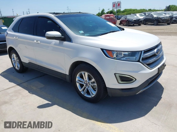 2015 Ford Edge SEL with VIN 2FMTK3J97FBC16209, listed as a IAAI auction lot 41974393 with 129,608 mi miles. Bid and sale history available at carsss.com. Image 1.