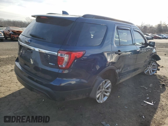 2017 Ford Explorer with VIN 1FM5K8BH4HGB57997, listed as a Copart auction lot 88796955 with 97,034 mi miles and Salvage Title. Bid and sale history available at carsss.com. Image 3.