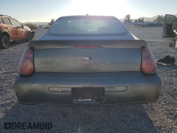 2005 Chevrolet Monte Carlo LS with VIN 2G1WW12EX59118165, listed as a Copart auction lot 42055415 with 161,857 mi miles and Salvage Title. Bid and sale history available at carsss.com. Image 6.