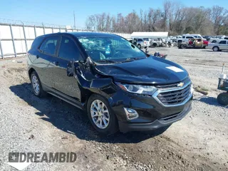 2020 Chevrolet Equinox LS with VIN 2GNAXHEVXL6141129, listed as a IAAI auction lot 41638736 with 107,359 mi miles. Bid and sale history available at carsss.com. Image 1.