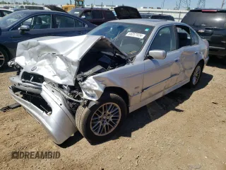 2002 BMW 5 Series 530iA with VIN WBADT63482CH99957, listed as a Copart auction lot 58257424 with 156,747 mi miles and Salvage Title. Bid and sale history available at carsss.com. Image 1.