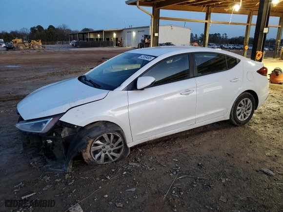 2019 Hyundai Elantra SE with VIN 5NPD74LF5KH405474, listed as a Copart auction lot 42059495 with 183,413 mi miles and Salvage Title. Bid and sale history available at carsss.com. Image 1.
