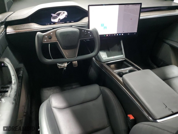 2023 Tesla Model X with VIN 7SAXCDE5XPF381338, listed as a Copart auction lot 51638855 with 1,570 mi miles and Clean Title. Bid and sale history available at carsss.com. Image 8.