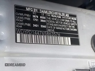 2006 Freightliner Sprinter with VIN WDYPD144765863576, listed as a IAAI auction lot 41901906 with 70,660 mi miles and . Bid and sale history available at DreamBid. Image 9.