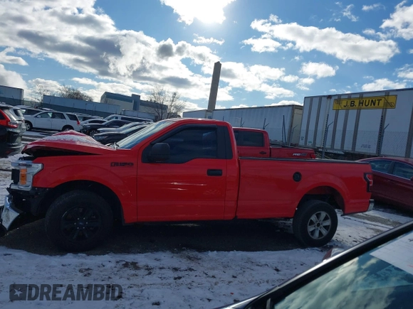 2018 Ford F-150 XL with VIN 1FTMF1CB2JKC47707, listed as a IAAI auction lot 41231081 with 120,804 mi miles. Bid and sale history available at carsss.com. Image 15.