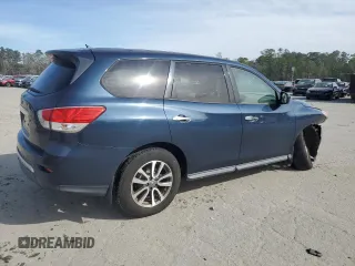2013 Nissan Pathfinder SL with VIN 5N1AR2MN3DC671576, listed as a Copart auction lot 46727815 with 124,834 mi miles and Salvage Title. Bid and sale history available at DreamBid. Image 3.