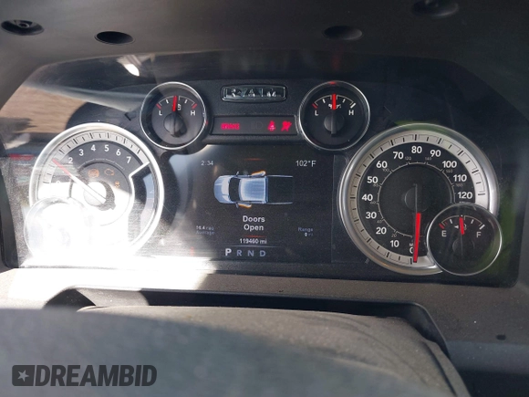 2017 Ram 2500 Big Horn with VIN 3C6UR5DJ2HG571169, listed as a IAAI auction lot 40700285 with 119,460 mi miles. Bid and sale history available at carsss.com. Image 7.