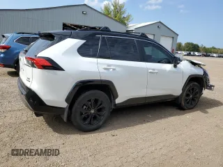 2024 Toyota RAV4 Hybrid XSE with VIN 2T35WRFV9RW211704, listed as a Copart auction lot 72229344 with 0 mi miles and Salvage Title. Bid and sale history available at carsss.com. Image 3.