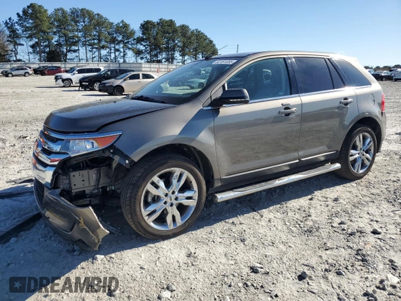 2014 Ford Edge Limited with VIN 2FMDK3KC5EBA22968, listed as a Copart auction lot 50161055 with 48,308 mi miles and Salvage Title. Bid and sale history available at carsss.com. Image 1.